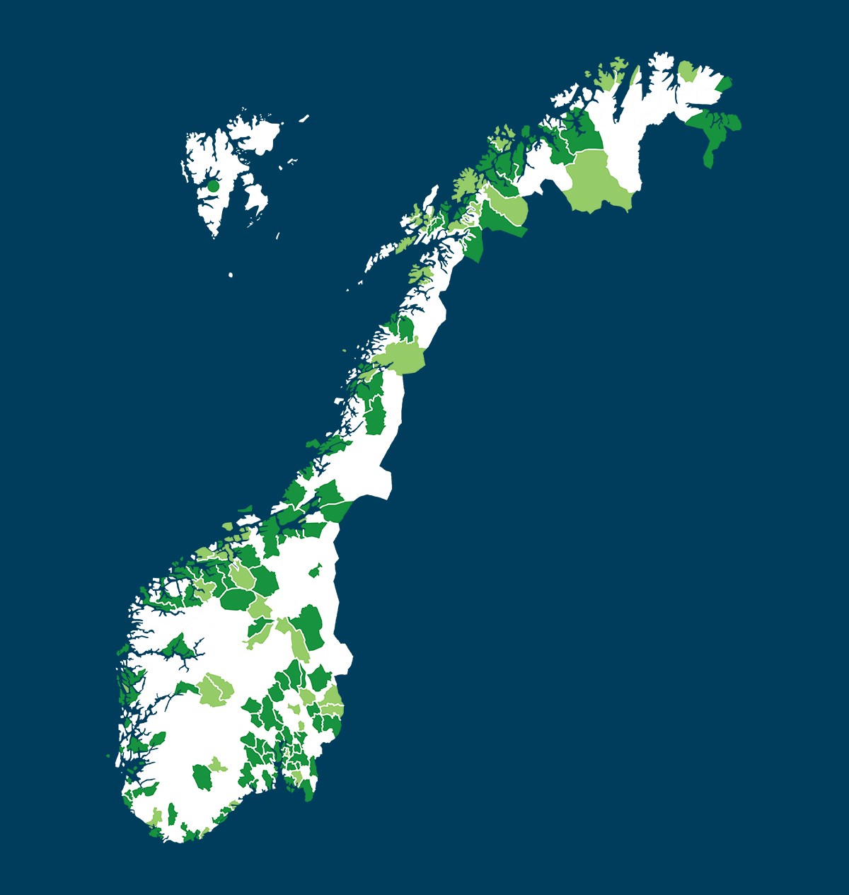 kart over norge