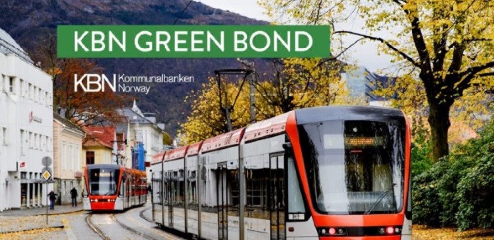 Foto: ) Bybanen i Bergen med green bonds
