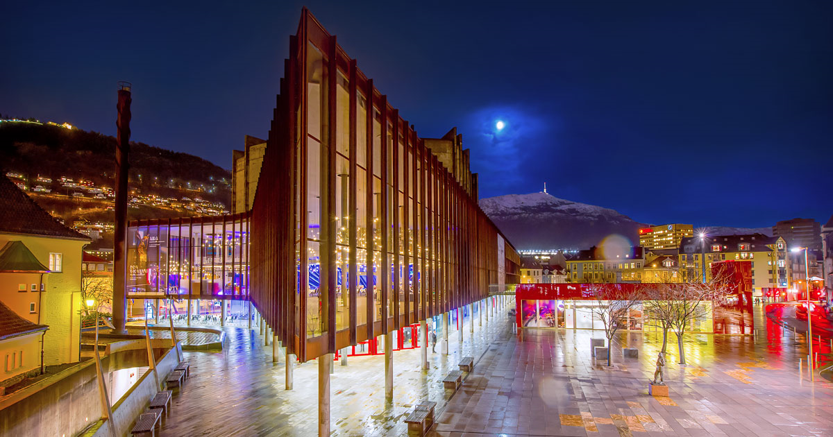 Bilde av Grieghallen i Bergen